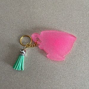 Handmade Teacup Keychain